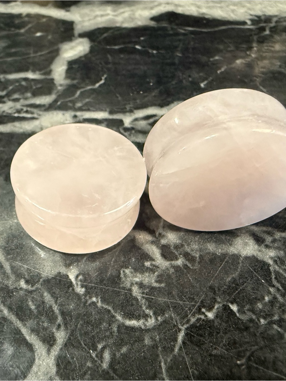 Pink Quartz Stone Plugs